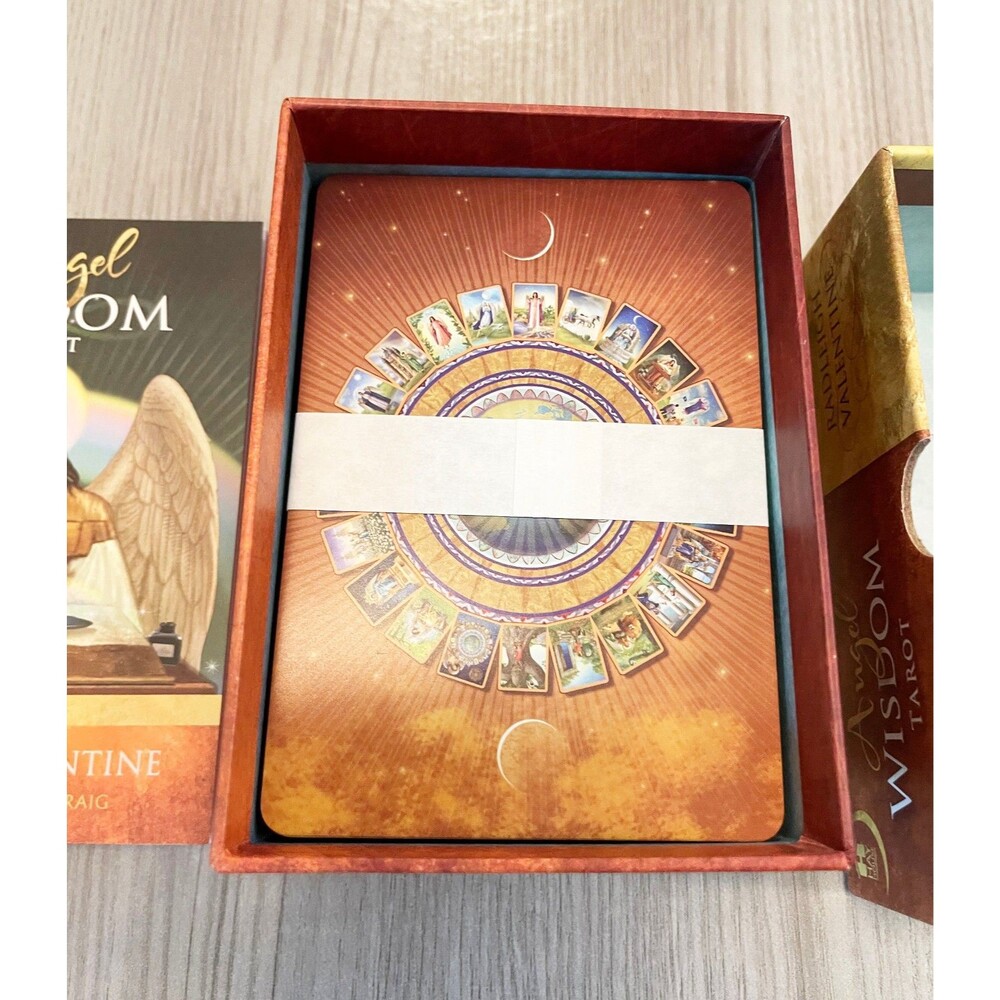 Angel Wisdom Tarot Deck & Guidebook Radleigh Valentine Complete 78 Cards Boxed - Picture 5 of 10